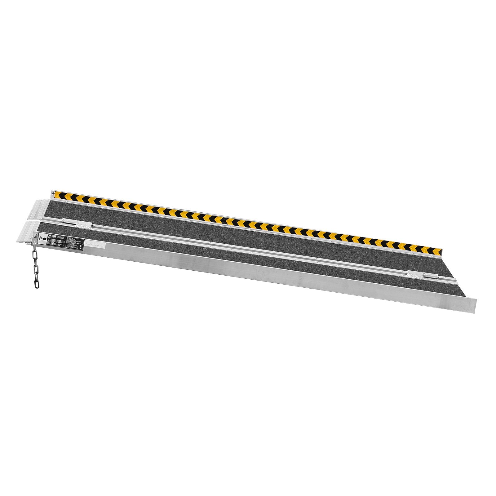 Portable Wheelchair Ramp 183cm Aluminum Folding Non-Slip 363kg Capacity