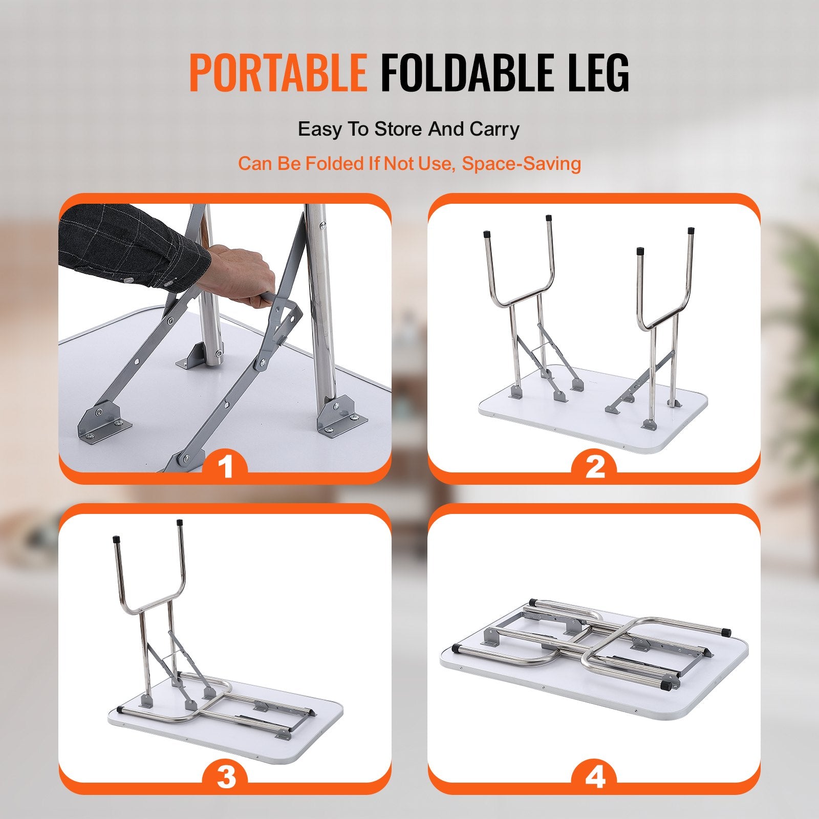 Pet Grooming Table Foldable Clamp Stand 915x610mm for Medium Small Dogs
