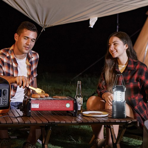 VEVOR LED Camping Lanterns 4 Pack Lightweight Hanging Lights for Hiking/Camping