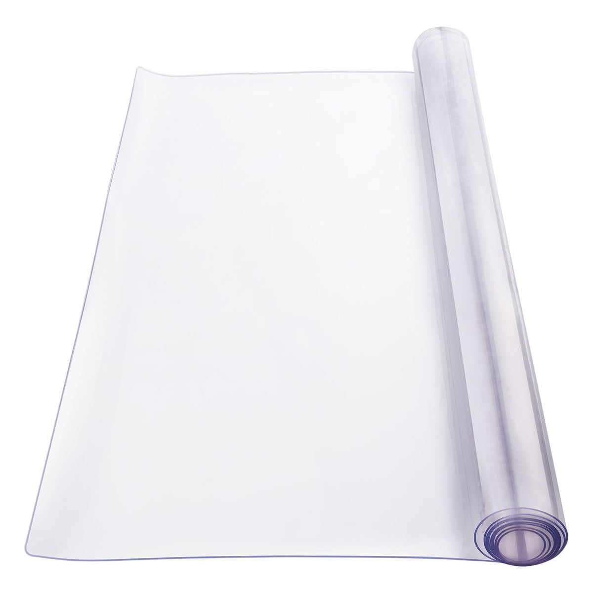Plastic Table Cover 42x60in Clear PVC Desk Mat Waterproof Easy Clean Tablecloth