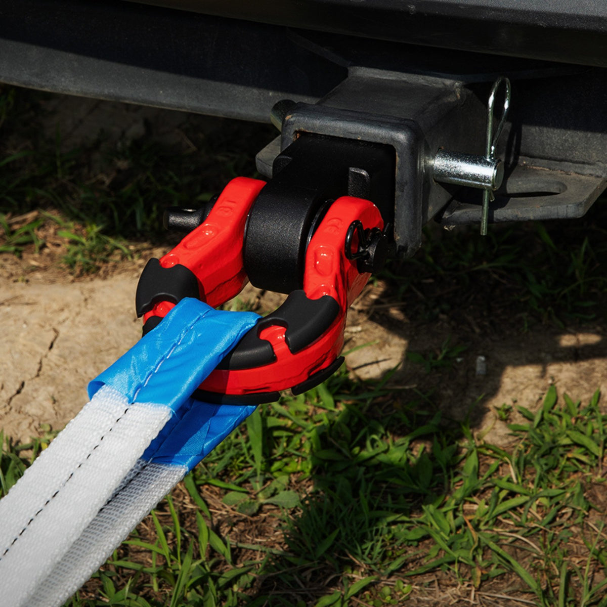 50mm Shackle Hitch Receiver 29.9 Tons Heavy Duty D-Ring Tow for Trucks Jeep