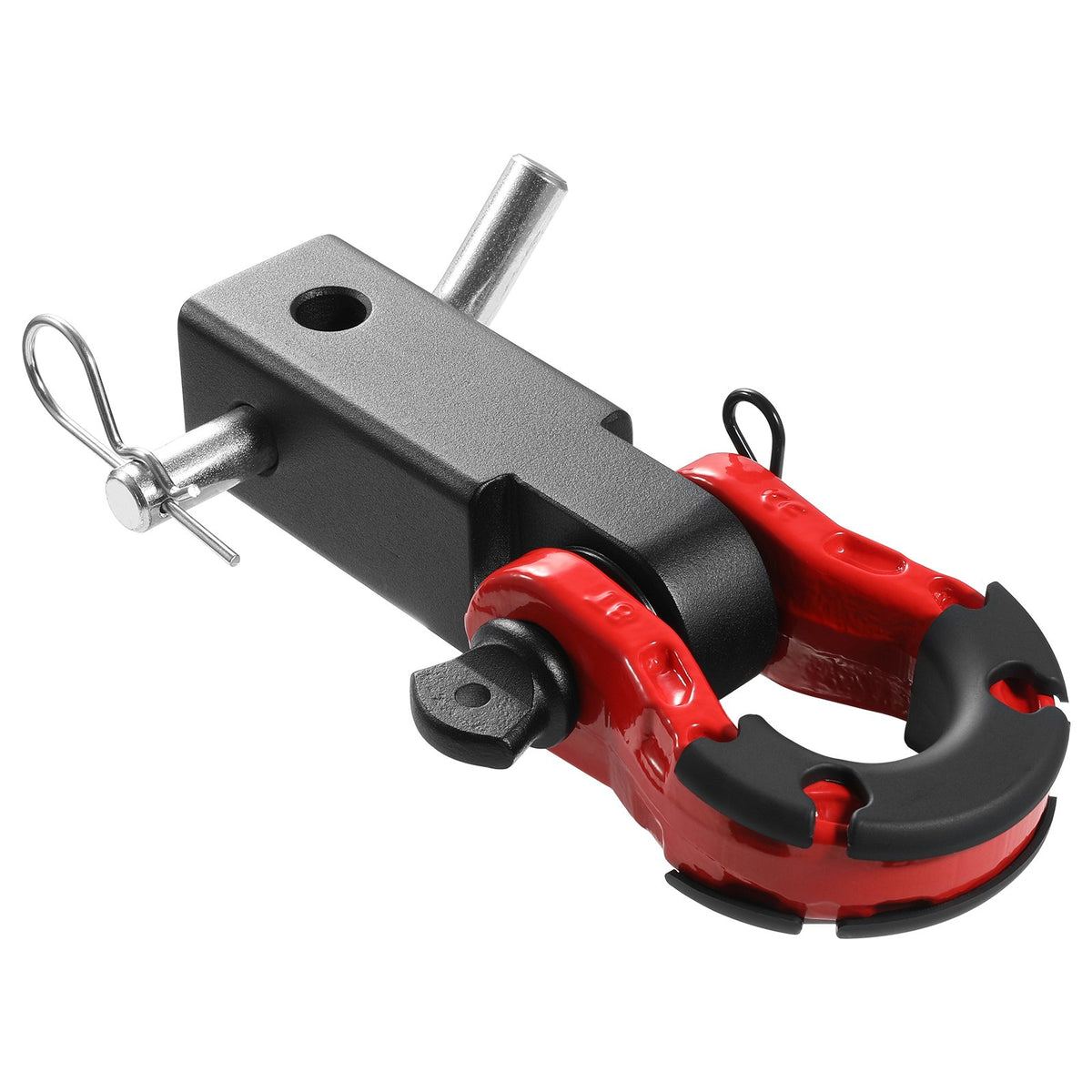 50mm Shackle Hitch Receiver 29.9 Tons Heavy Duty D-Ring Tow for Trucks Jeep
