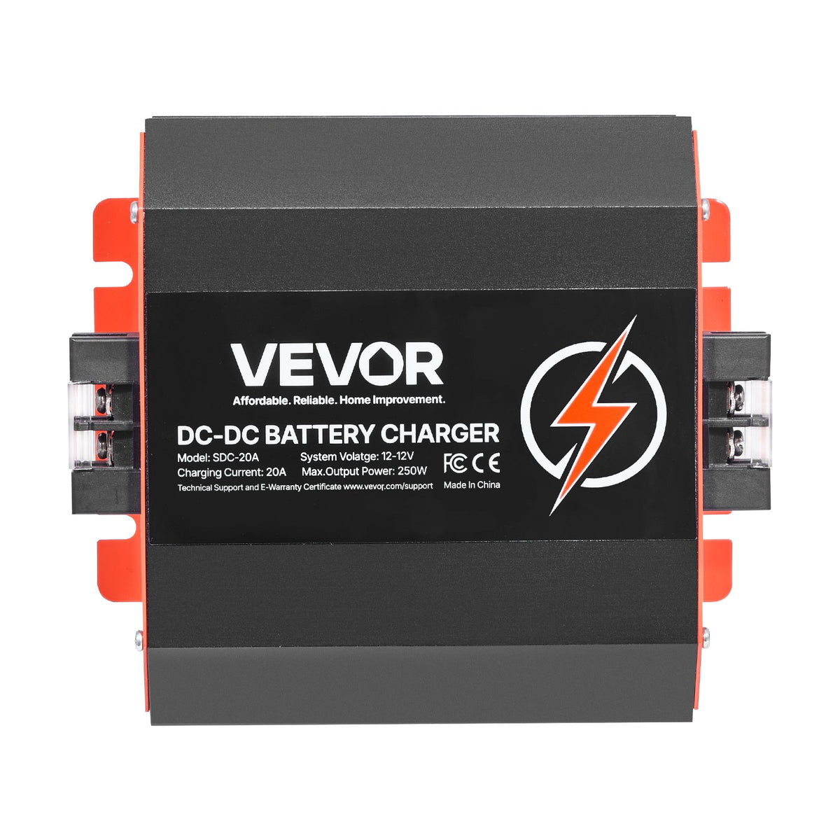 12V 20A DC-DC Battery Charger, 250W, Smart Multi-Stage, RV & Boat Use