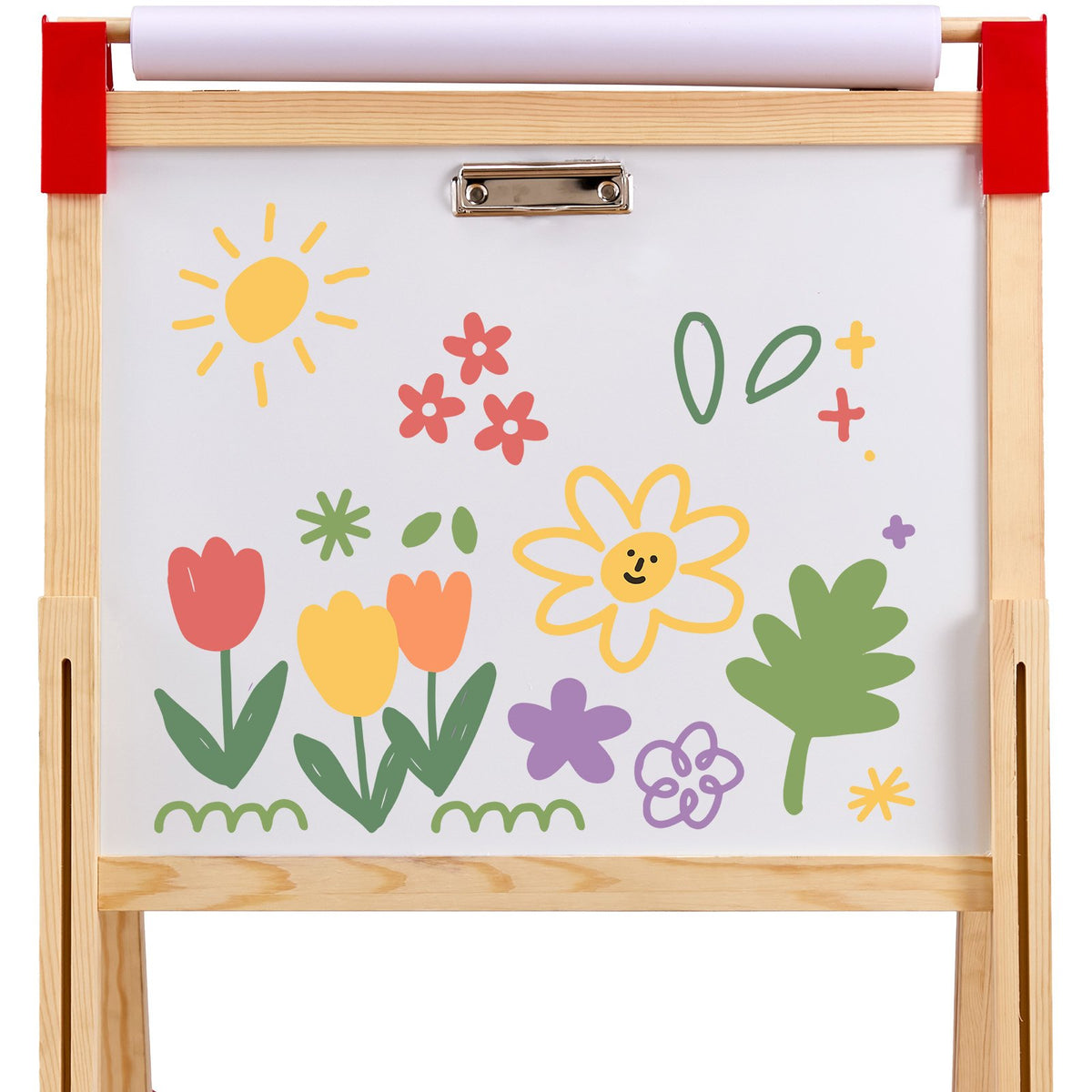 Art Easel for Kid 3in1 Wooden Double-Sided Adjustable Drawing Board with Storage