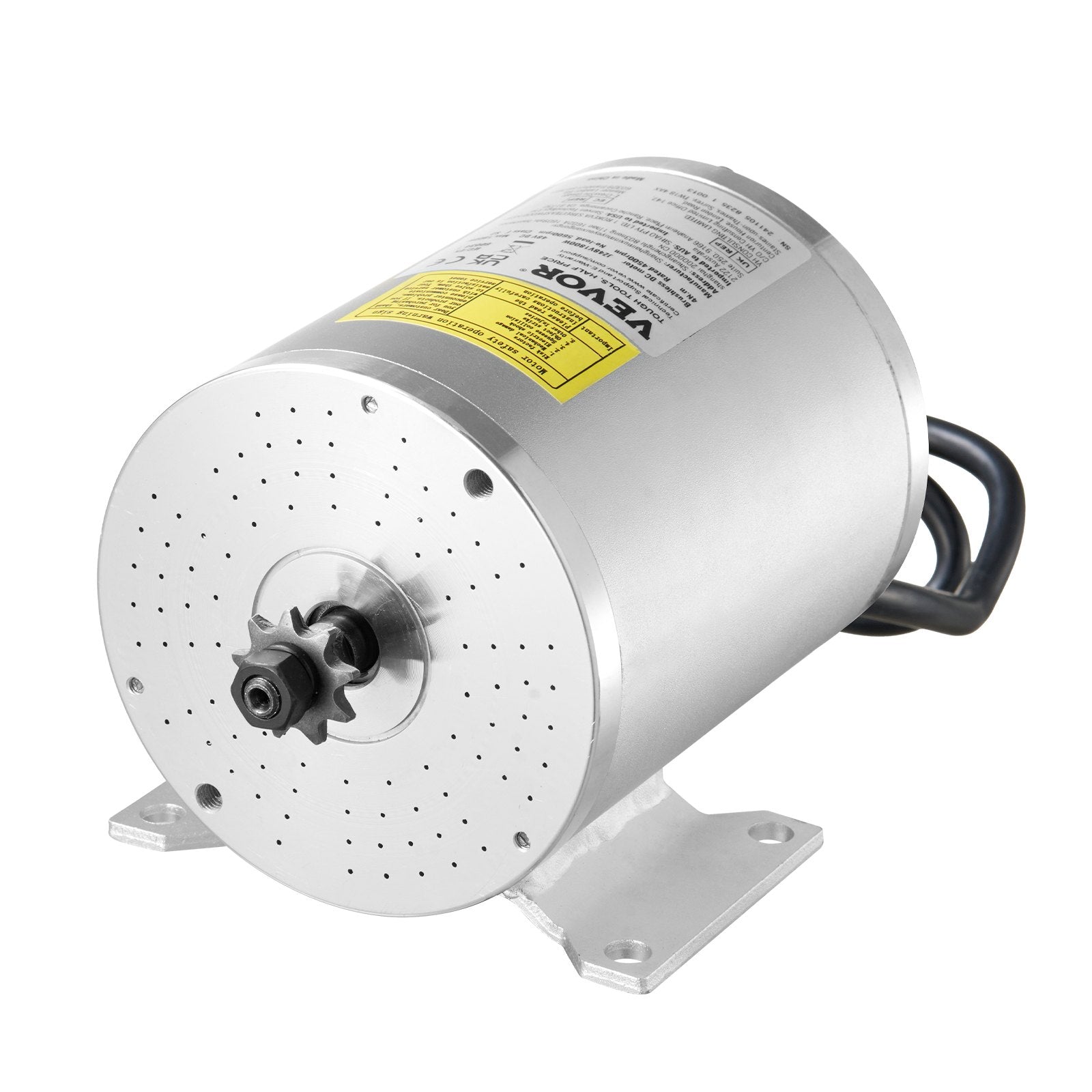 1800W Electric Brushless DC Motor Kit 48V 4500rpm with Upgraded Speed Controller