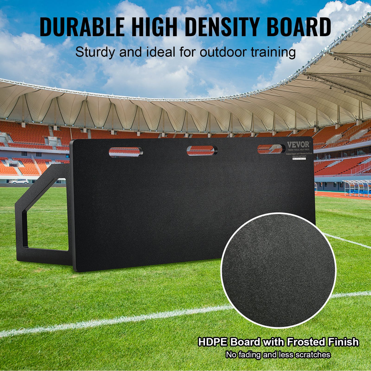 Soccer Rebounder Board 115x45 cm Foldable Portable Wall with 2 Angles