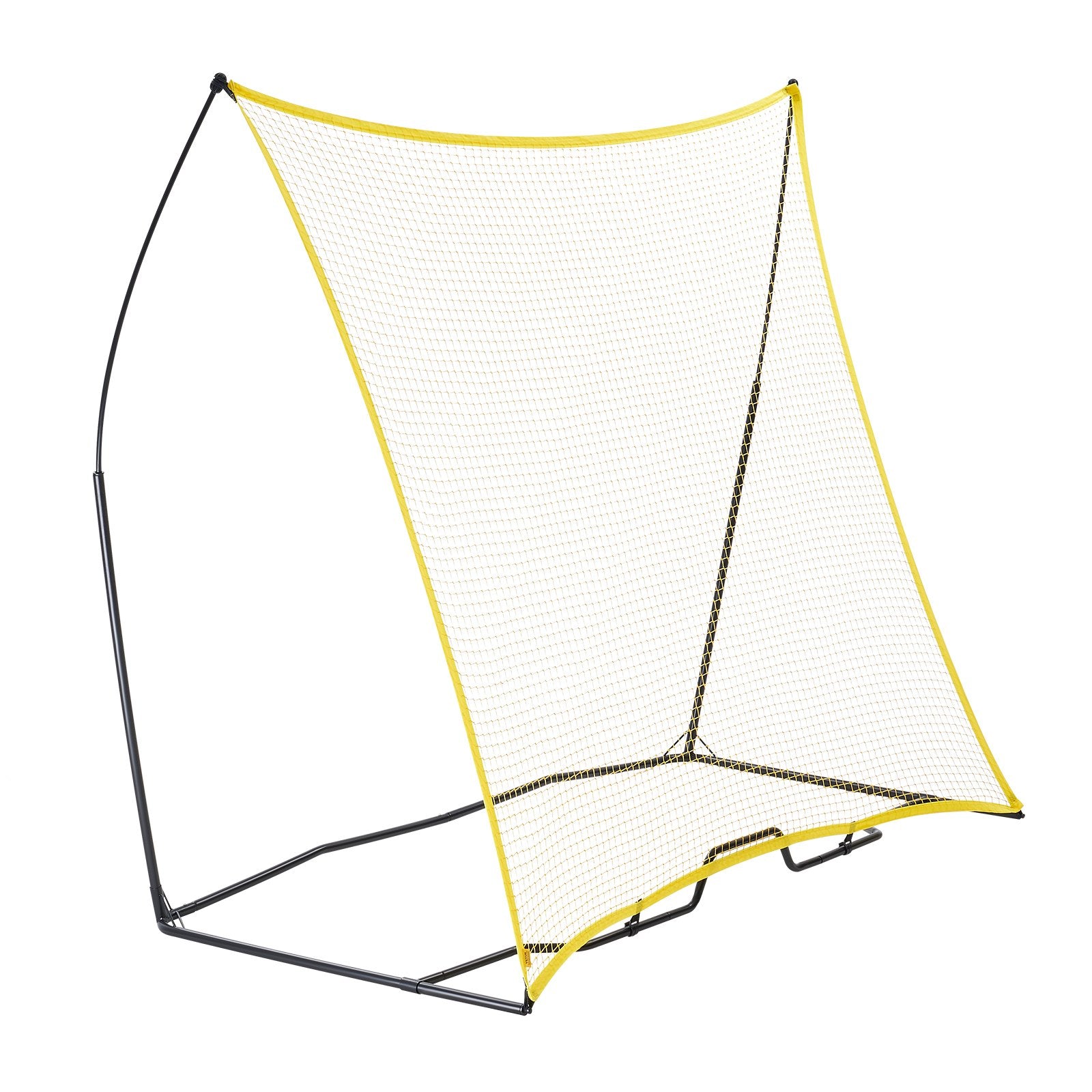 Soccer Rebounder 7x7FT Trainer Iron & Polyester with Portable Bag for Solo Team