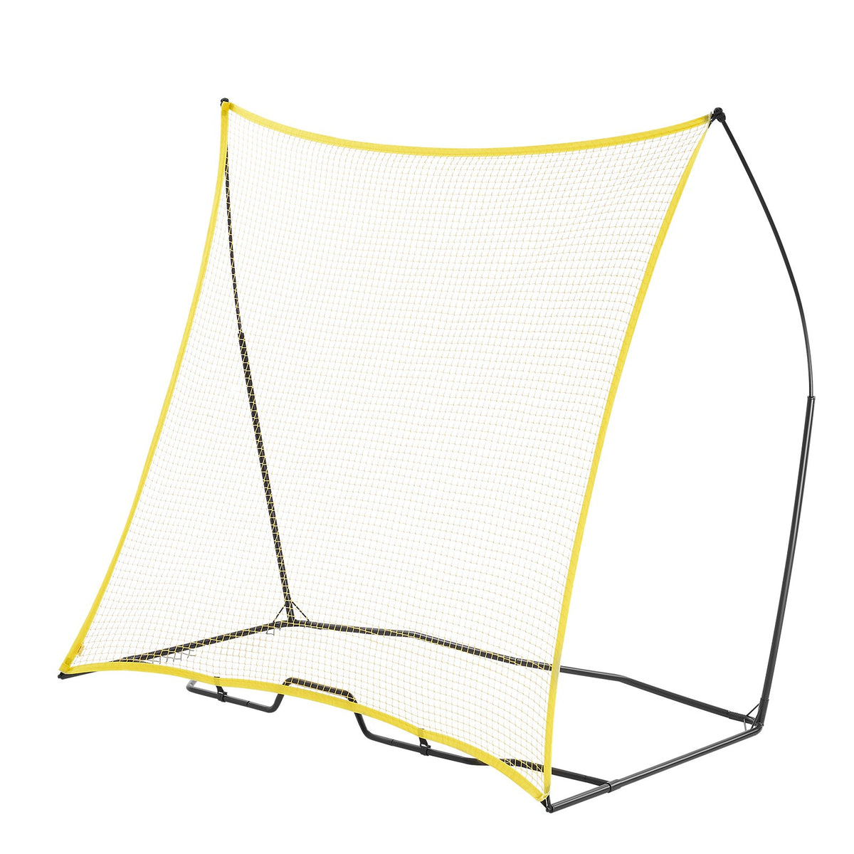 Soccer Rebounder 7x7FT Trainer Iron & Polyester with Portable Bag for Solo Team