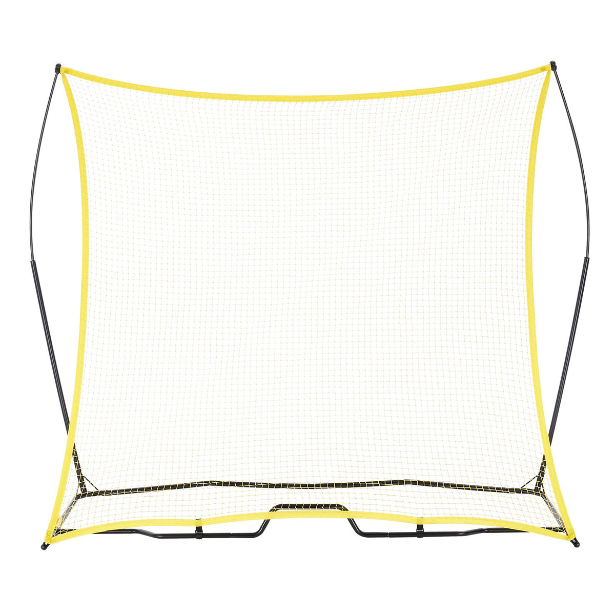 Soccer Rebounder 7x7FT Trainer Iron & Polyester with Portable Bag for Solo Team