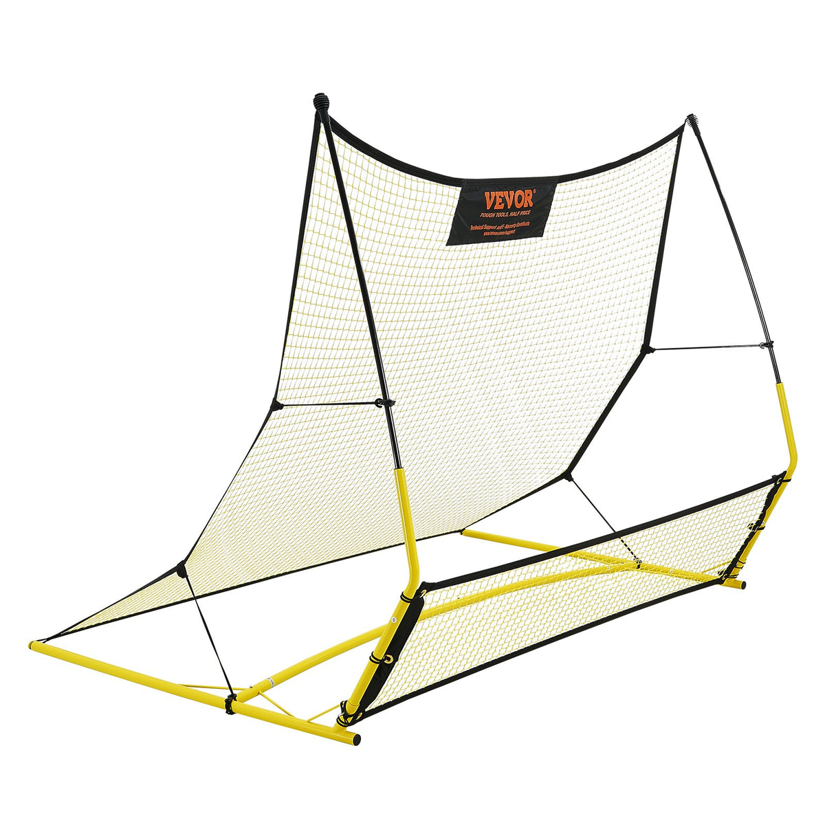 Soccer Trainer 2-in-1 Portable Rebounder Net Iron Wall Bag Practice Training