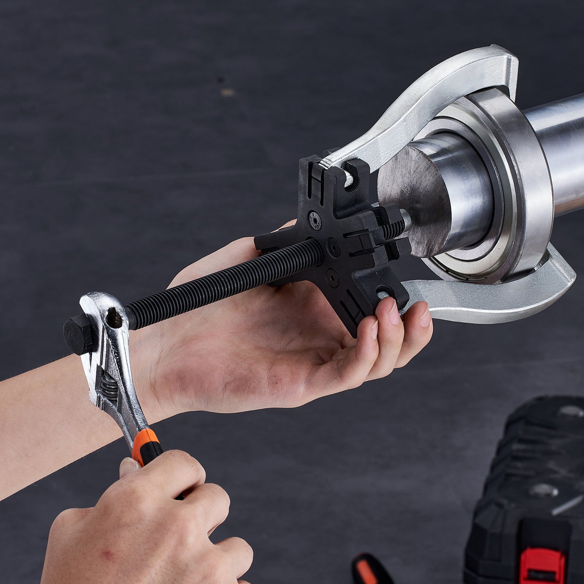 Gear Puller Set 2-Piece 3 and 7 Inch 3-Jaw Reversible Bearings Flywheels