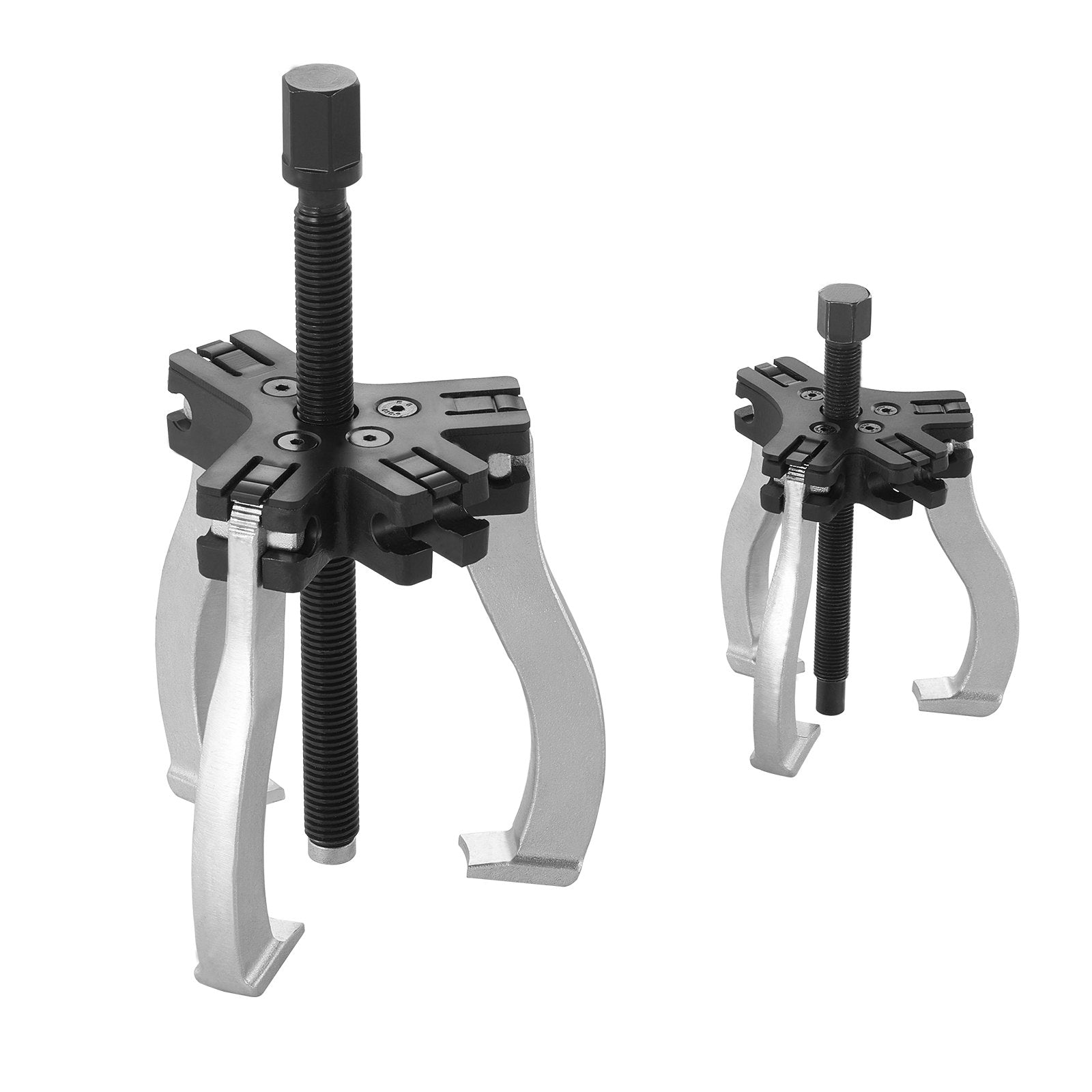 Gear Puller Set 2-Piece 3 and 7 Inch 3-Jaw Reversible Bearings Flywheels
