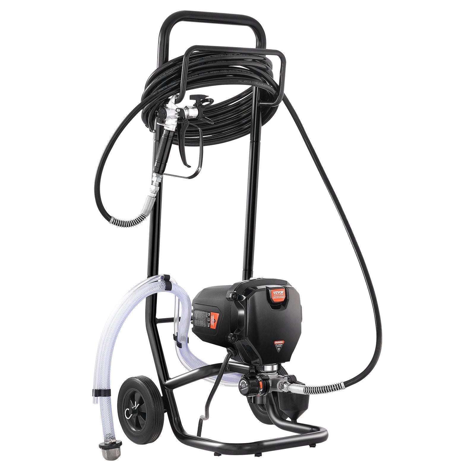 Stand Airless Paint Sprayer 750W 3000PSI Electric with Cart for Home Use