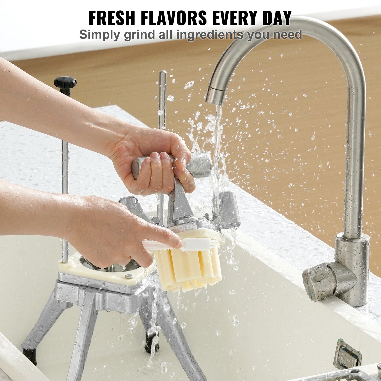 Commercial Vegetable Fruit Chopper 1/4" Blade Heavy-Duty Stainless Steel Cutter