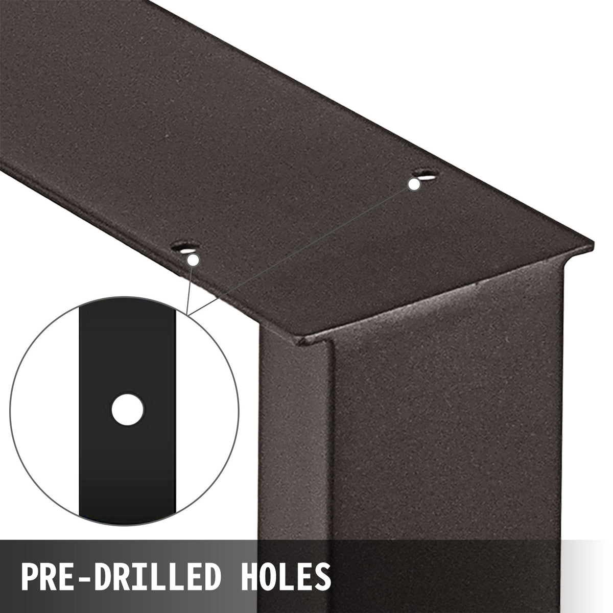 Dining Table Legs 72x60cm Set of 2  Office Computer Desk Bench Country Style