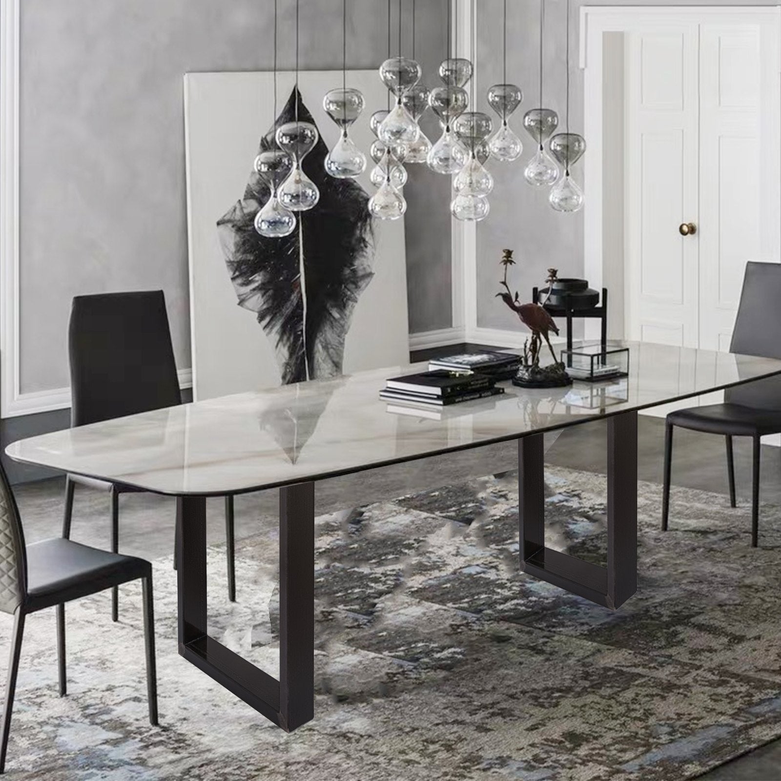 Dining Table Legs 72x60cm Set of 2  Office Computer Desk Bench Country Style
