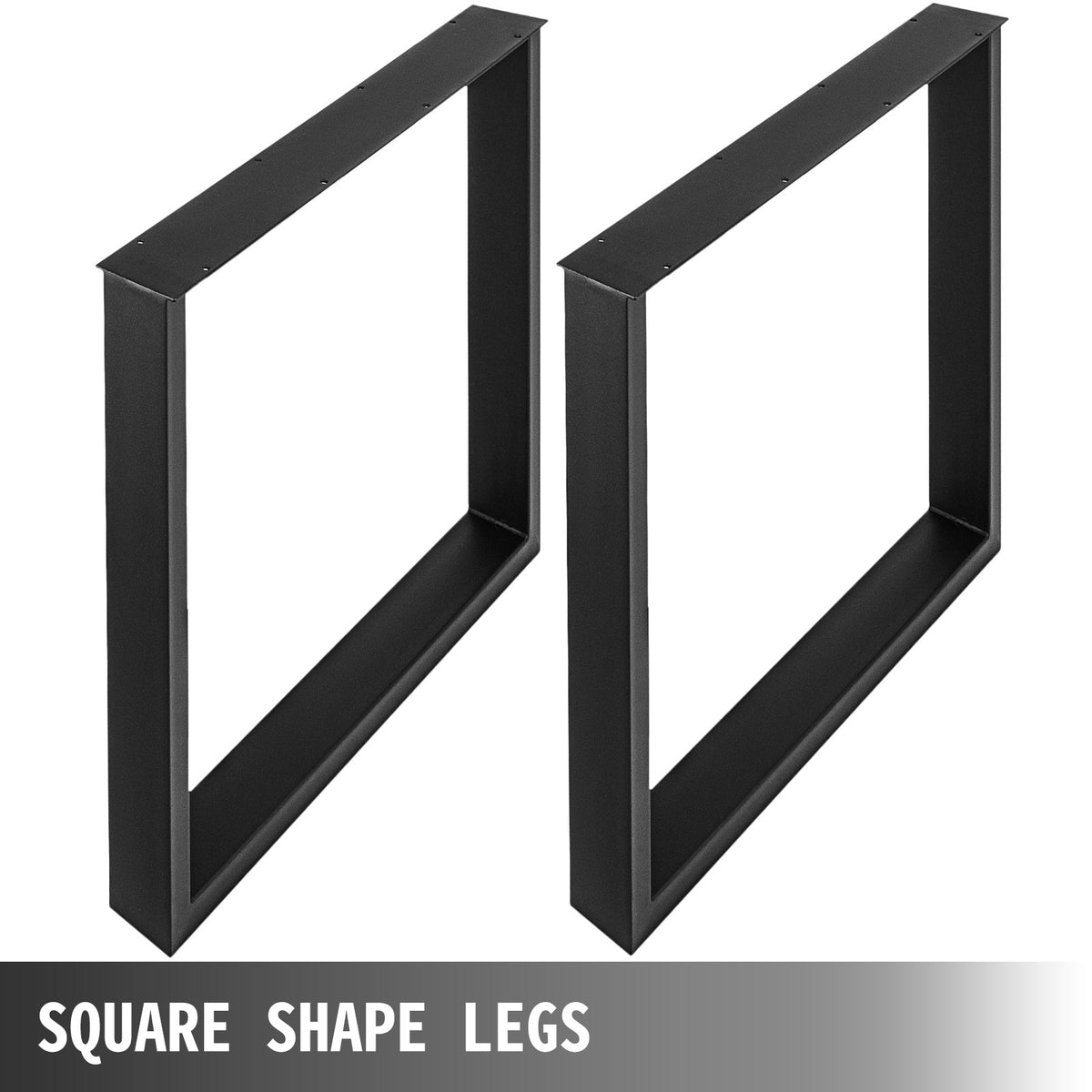 Metal Table Legs Set of 2 31x23 Steel Dining Office Computer Desk Bench Legs