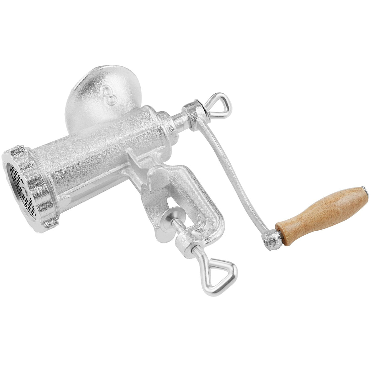Manual Meat Grinder Heavy Duty Cast Iron with Steel Table Clamp