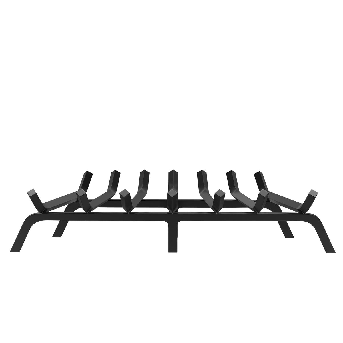 Fireplace Log Grate 762mm 6 Legs 19.05mm Powder-Coated Steel Indoor/Outdoor
