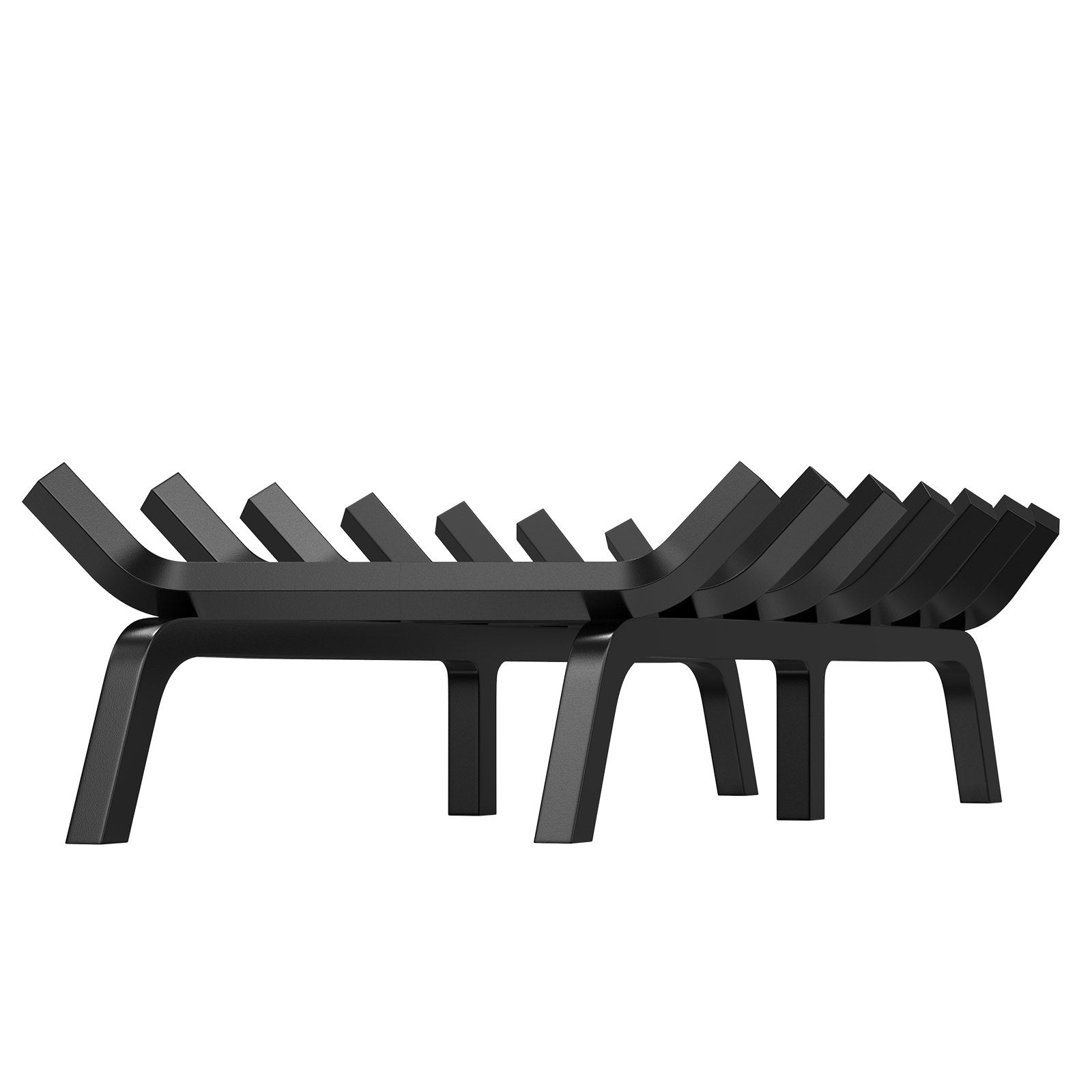 Fireplace Log Grate 762mm 6 Legs 19.05mm Powder-Coated Steel Indoor/Outdoor