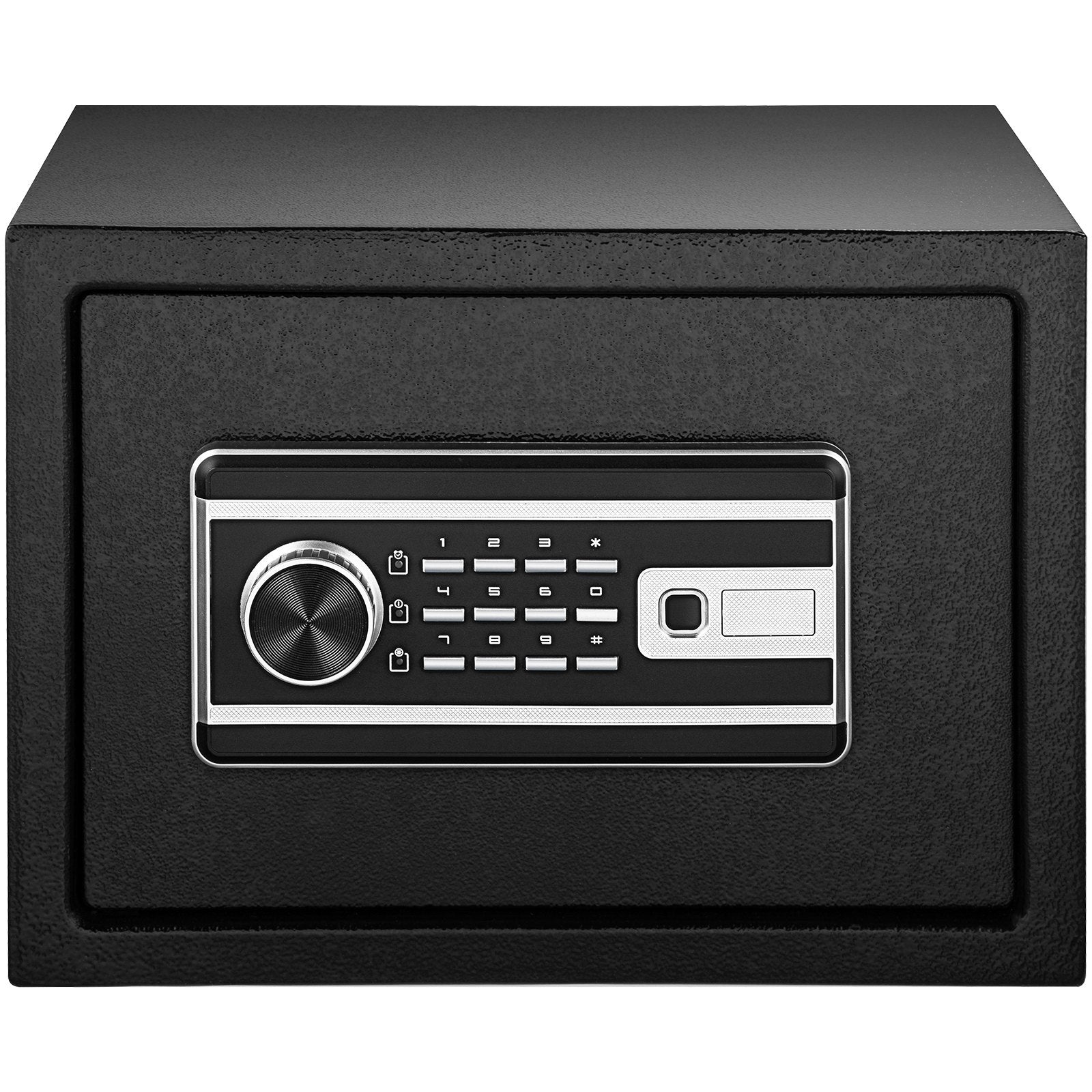Safe Box 0.0227m³ Fingerprint Digital Keypad Fireproof Wall-Mounted 2 Keys