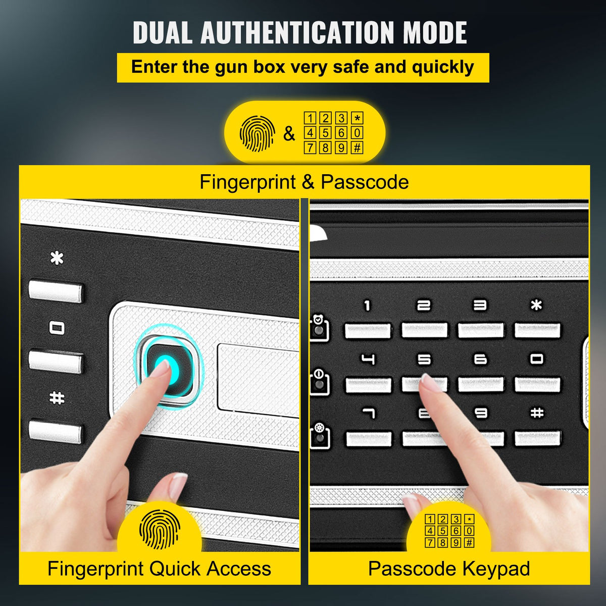 Safe Box Lock 2.1 Cubic Feet Digital Security Safe for Home and Office