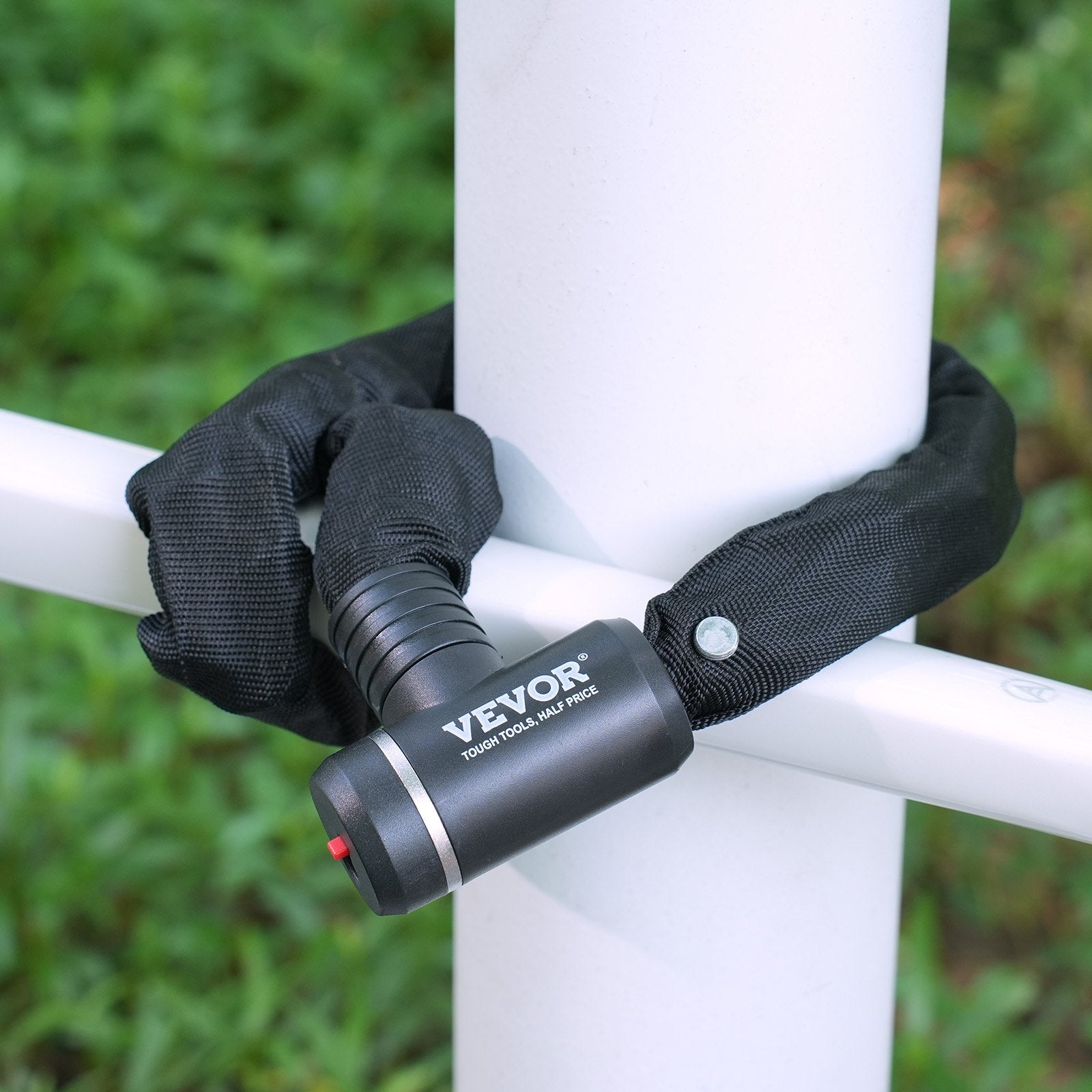Bike Chain Lock 2.79 Ft 8mm Heavy Duty Combination Lock with 2 Keys for Security