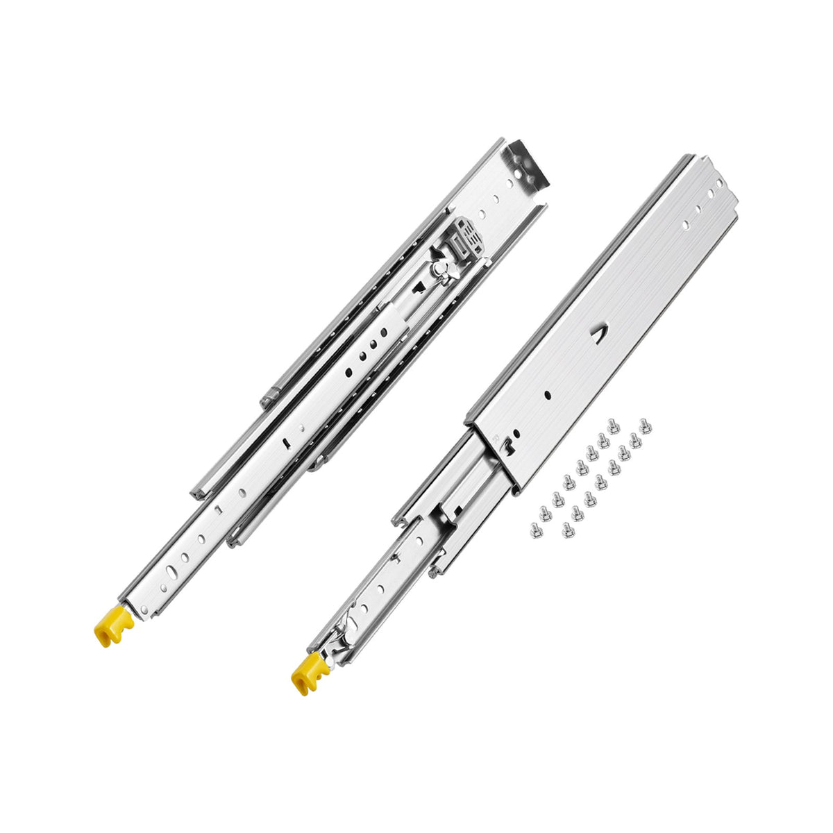 Drawer Slides Full Extension 18-60 Inch 500 LBS Ball Bearing Side Mount Locking