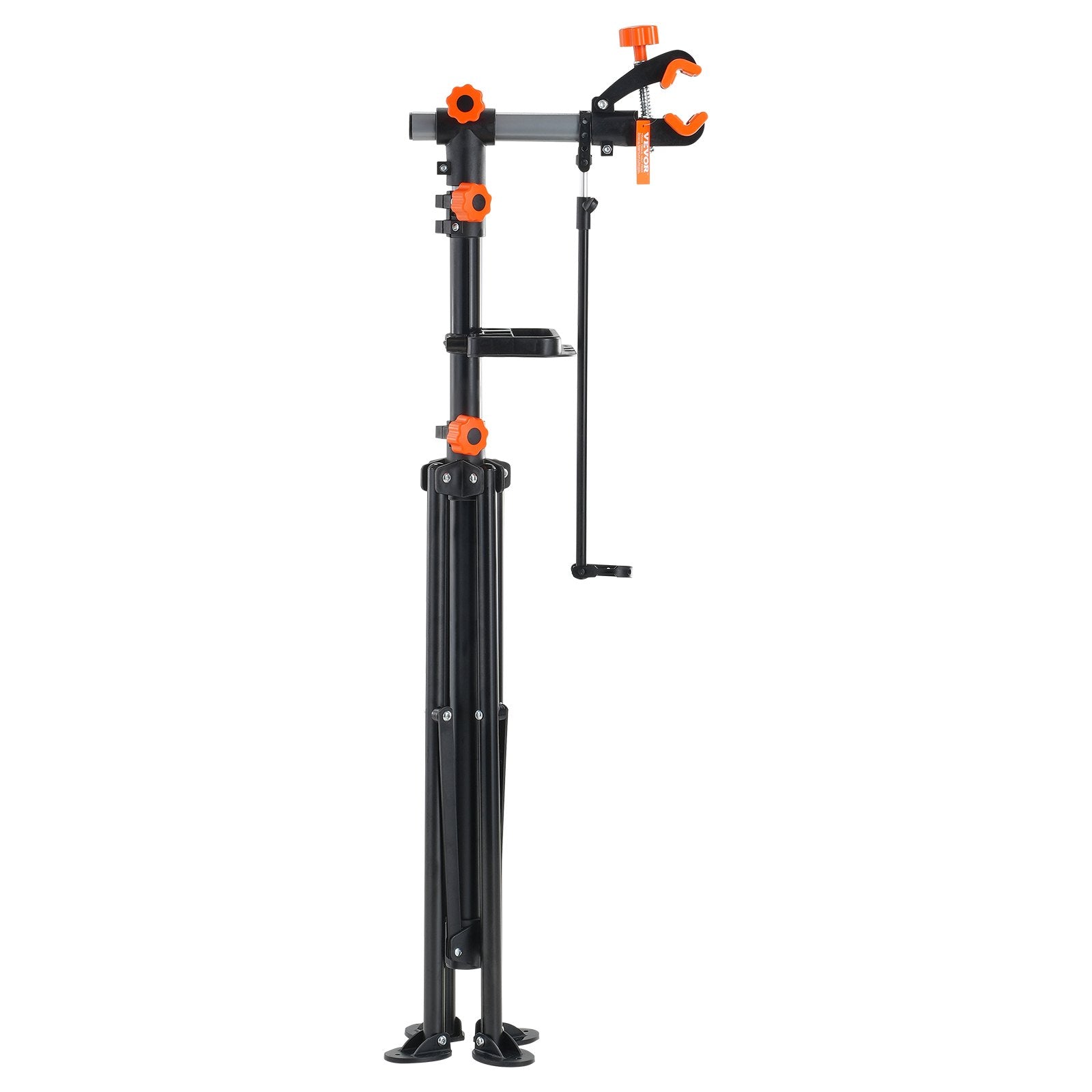 Bike Repair Stand 80 lbs Heavy-Duty Adjustable Steel Workstand Magnetic Tray