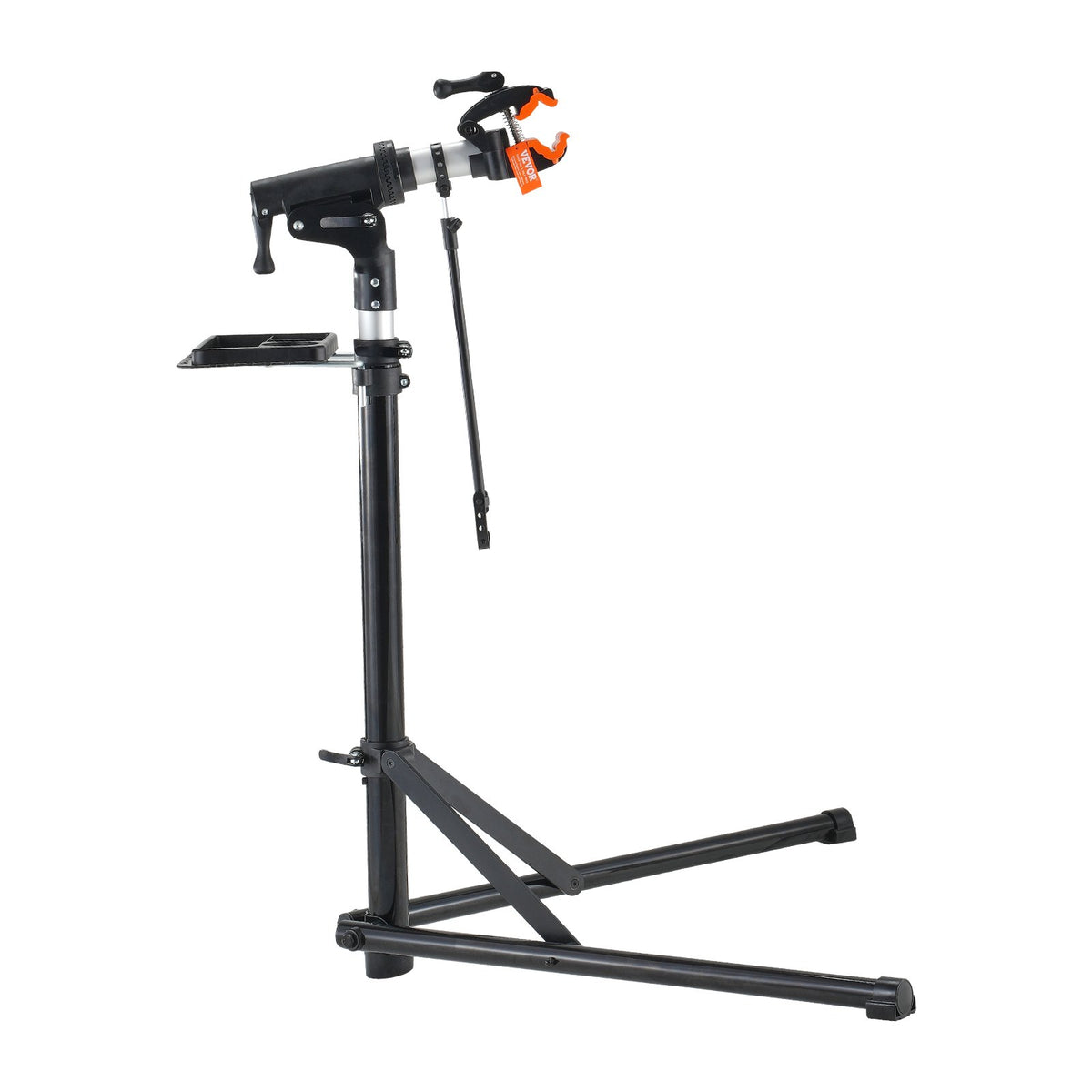 Bike Repair Stand 66lbs Heavy-Duty Aluminum Adjustable Foldable with Tool Tray