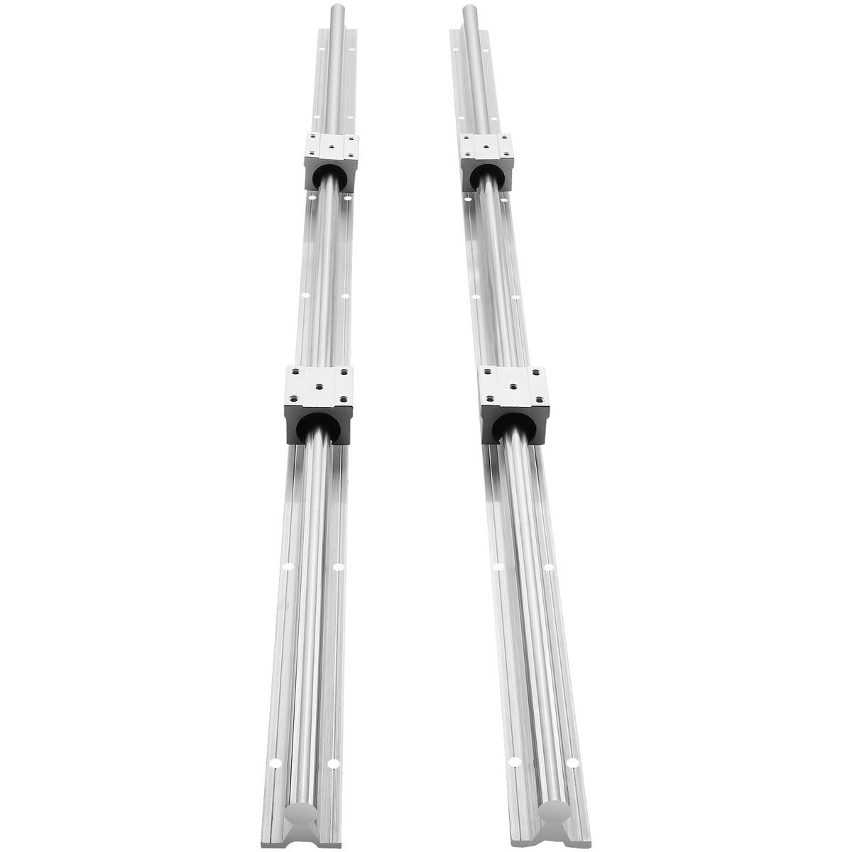 SBR16 1000mm Linear Guide Rail Set with 4 SBR16UU Slide Blocks for CNC Projects