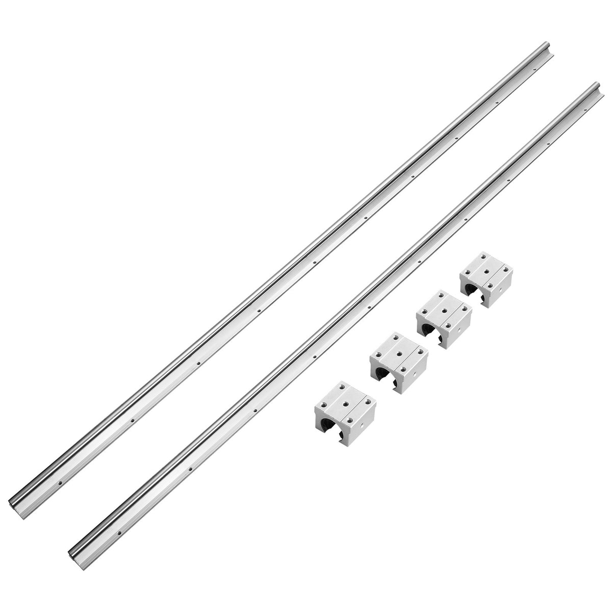 Linear Guide Rail Set SBR20 1500mm 2 Rails 4 SBR20UU Slide Blocks