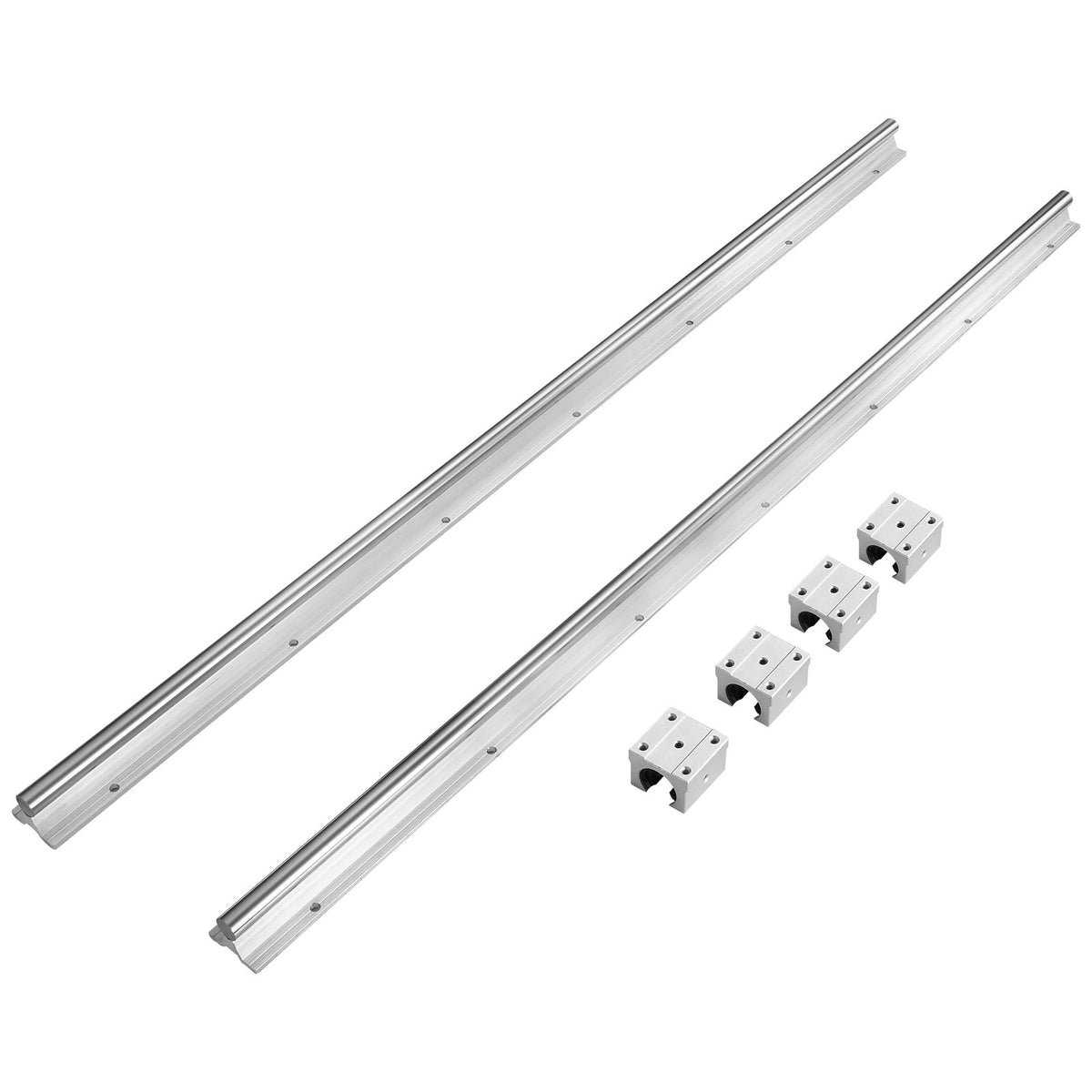 Linear Guide Rail Set SBR20 800mm 2 Rails 4 SBR20UU Slide Blocks
