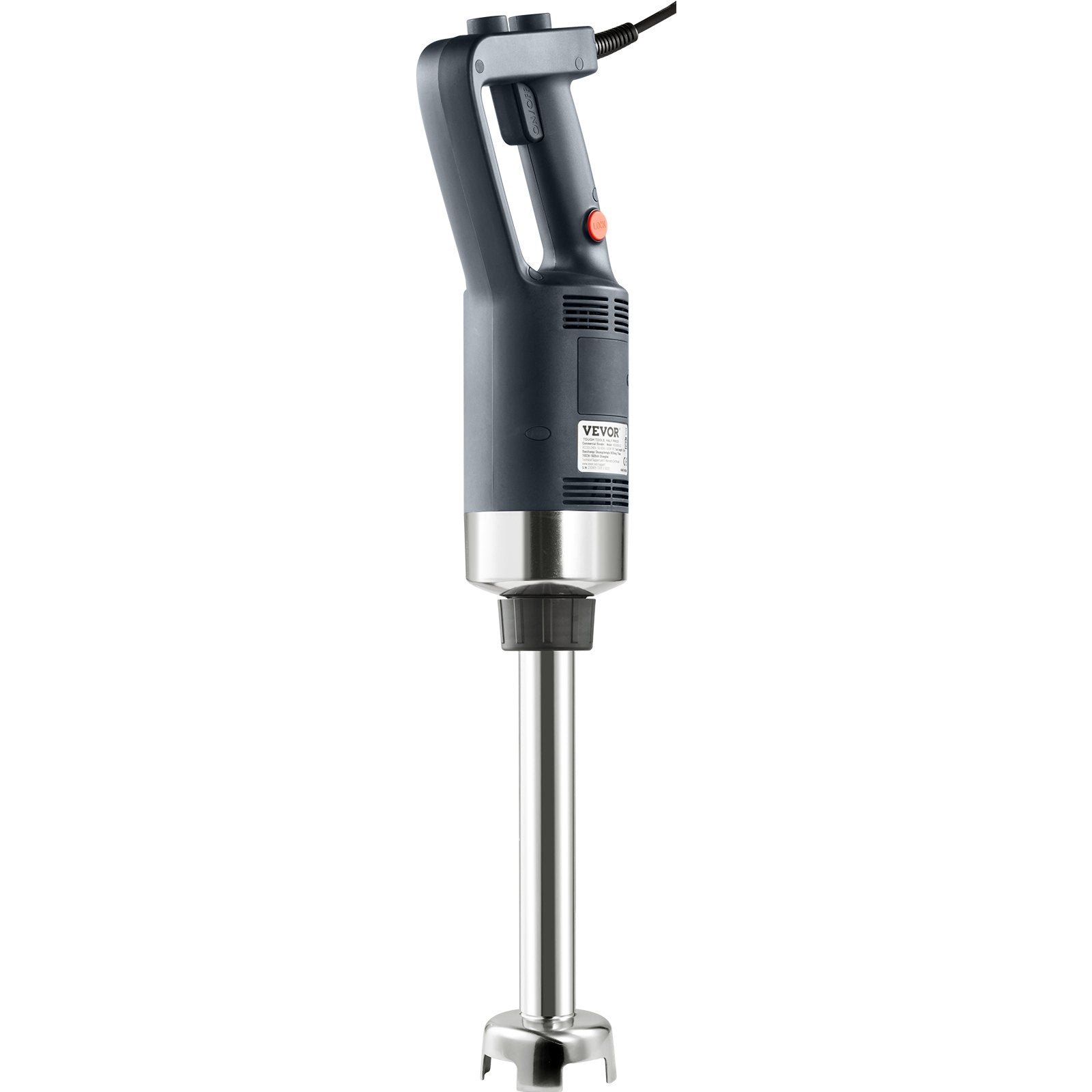 Commercial Immersion Blender 500W Variable Speed Hand Mixer 304 Stainless Blade