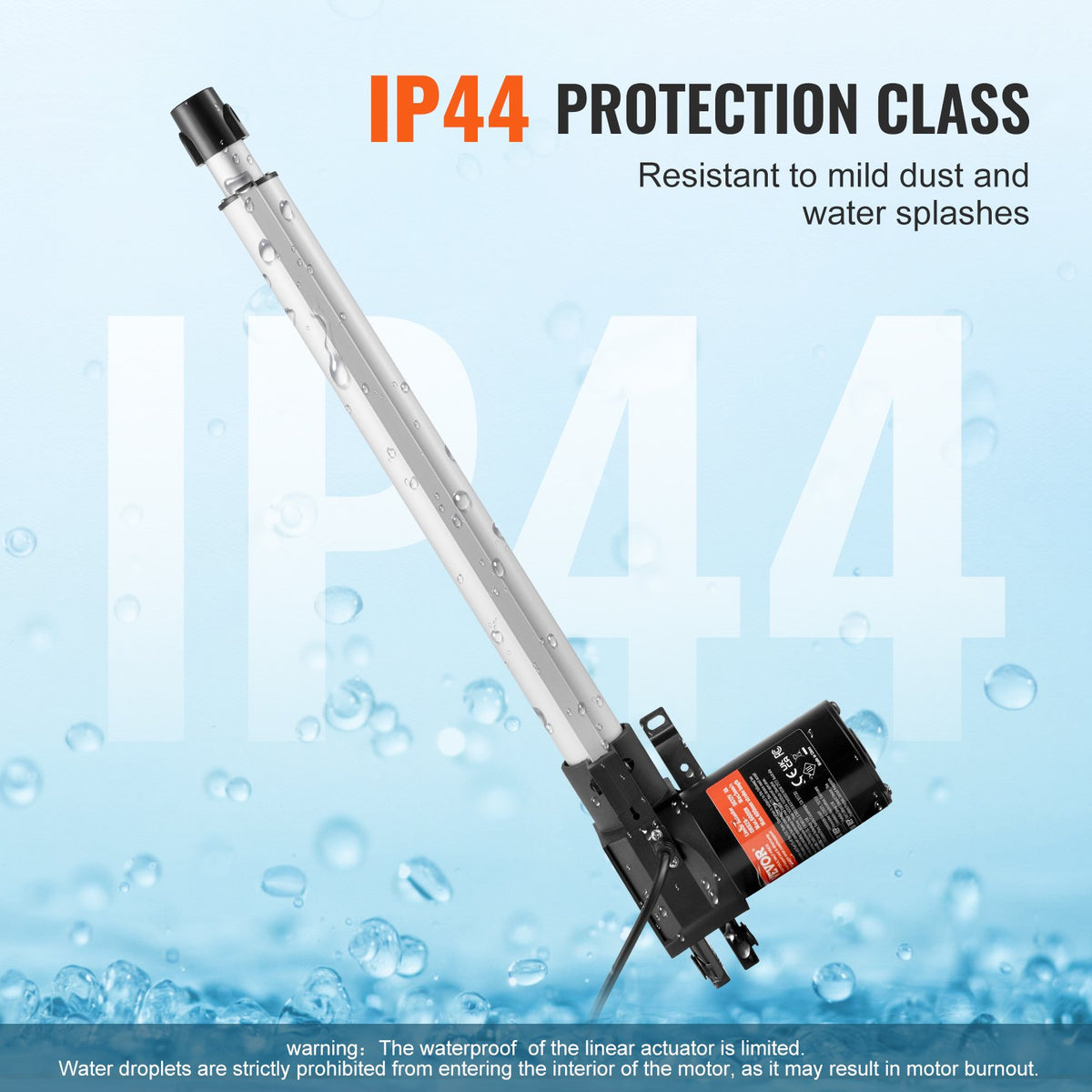 12V Linear Actuator 14 Inch Heavy Duty 6000N with Bracket IP44