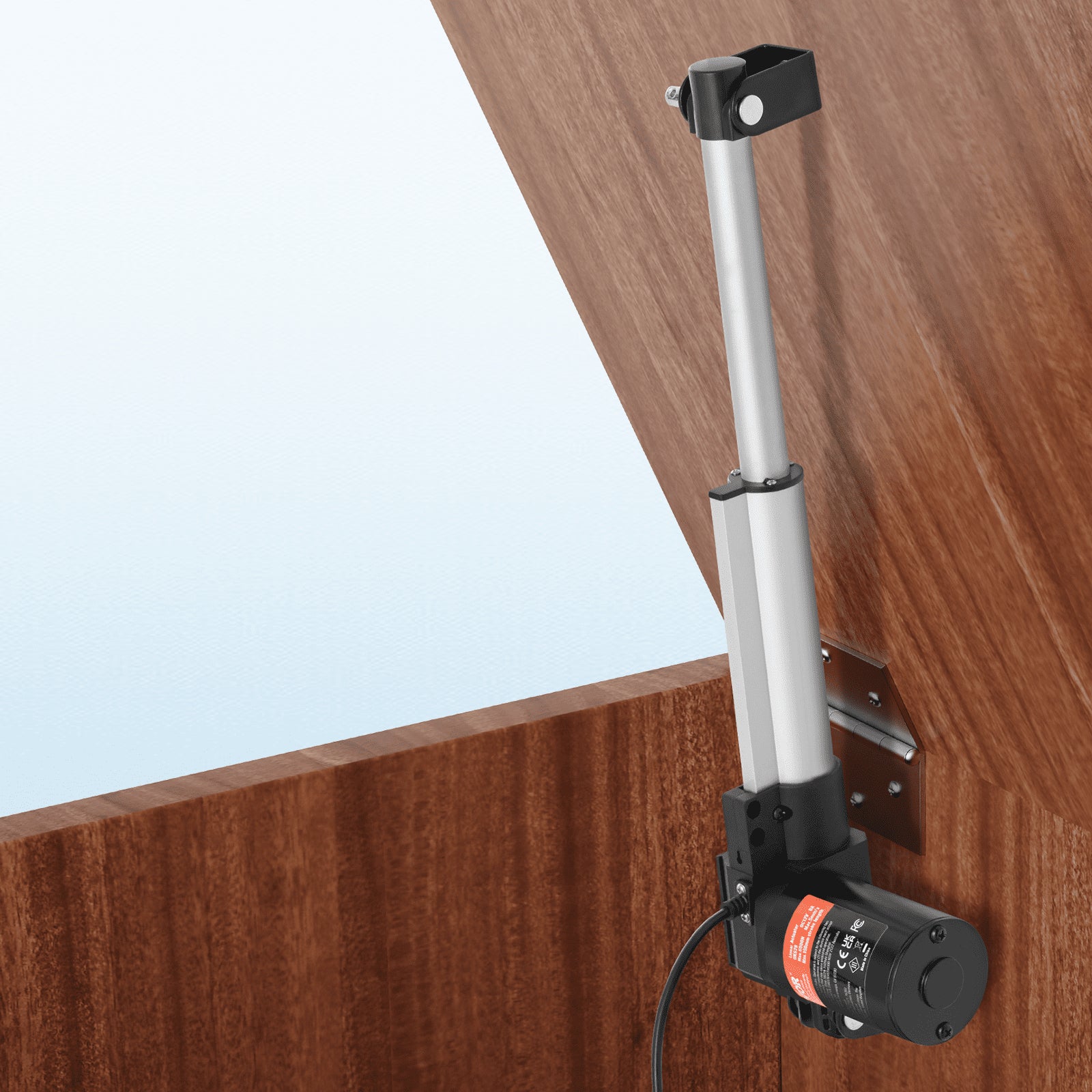 12V Heavy Duty 6 Inch Linear Actuator 1320lbs with Mounting Bracket