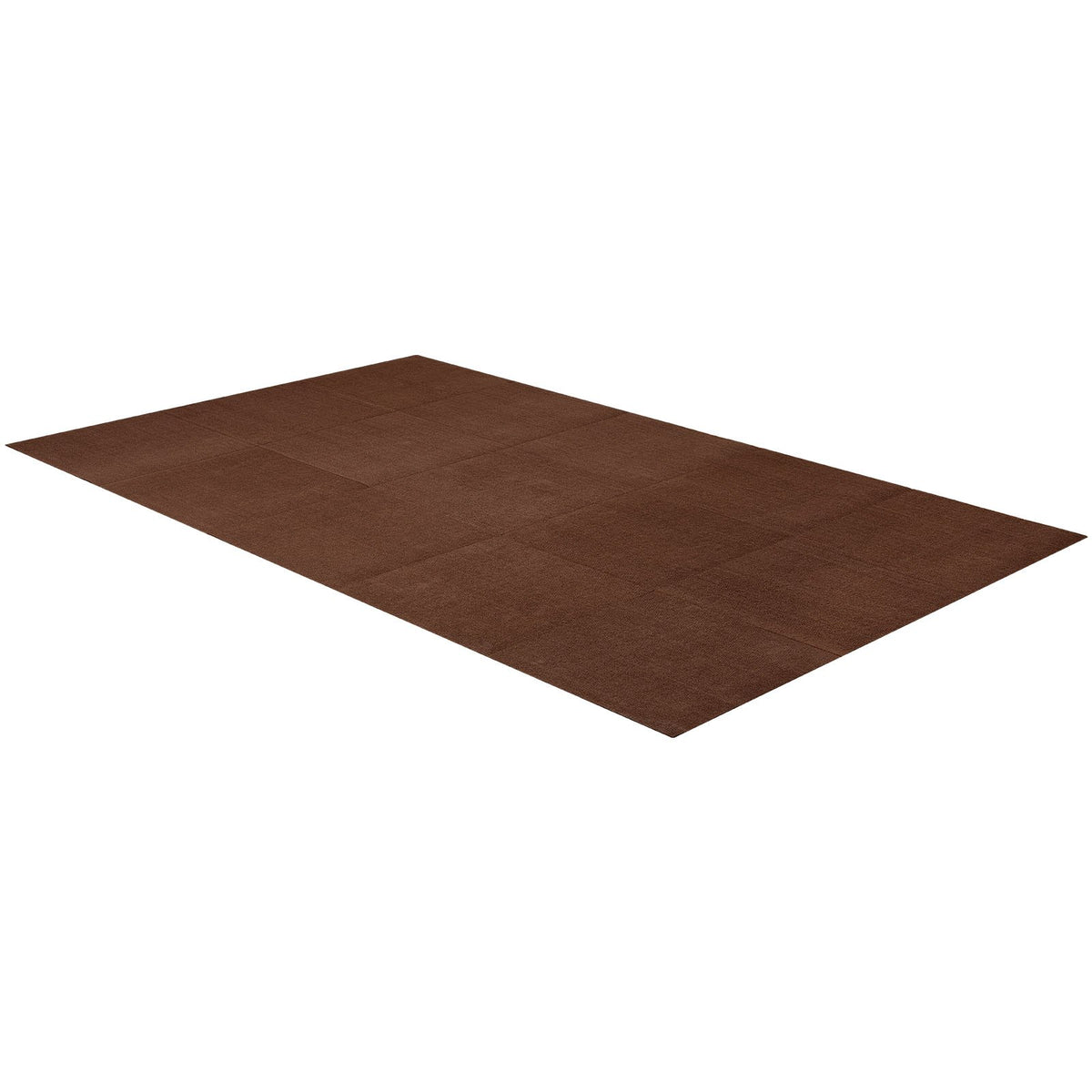 Carpet Tiles 610x610mm 20PCS Peel Stick Self Adhesive Floor Rug 7.4㎡ Dark Brown