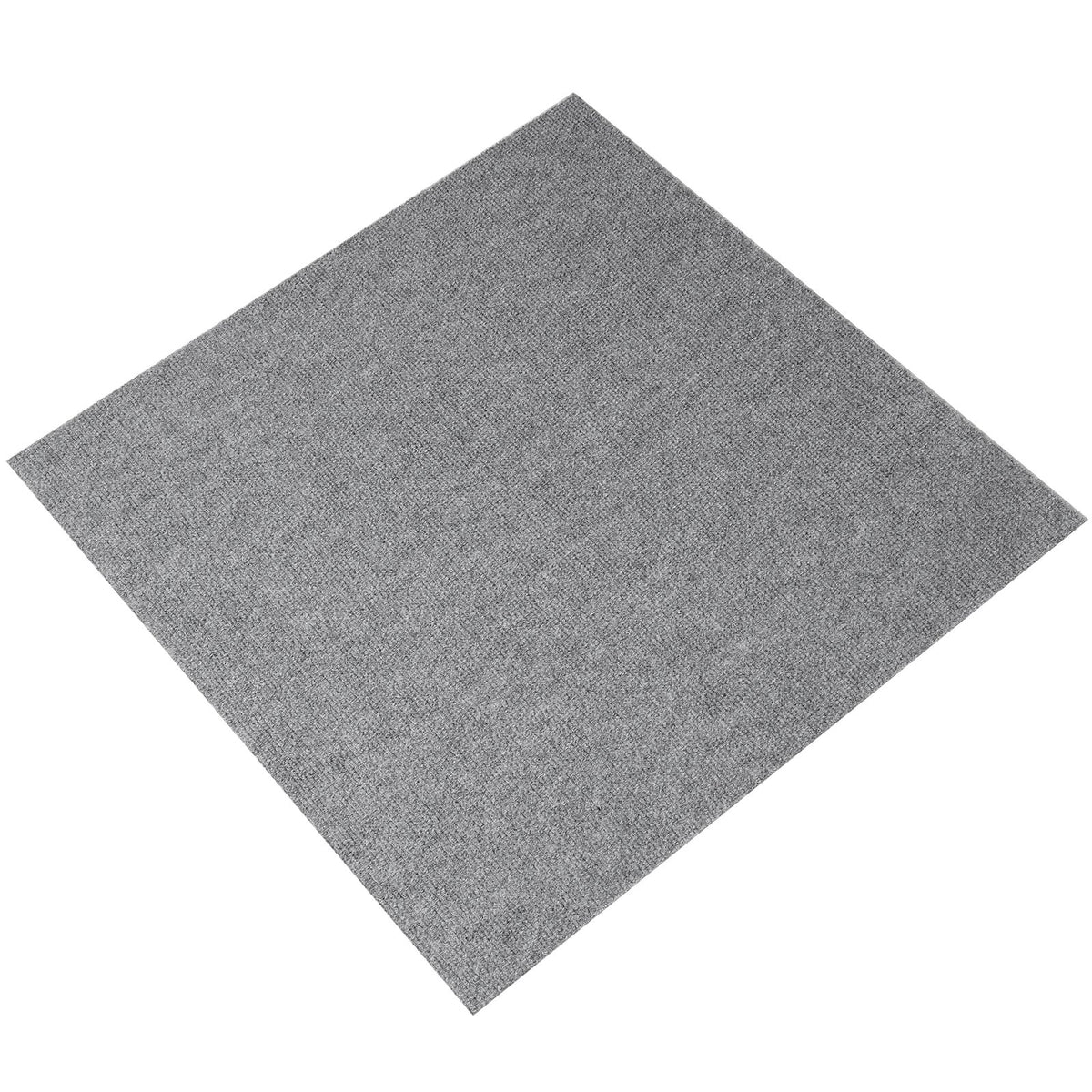 Carpet Tiles Peel Stick 24x24" Self-Adhesive 9 Tiles Light Gray Indoor Outdoor