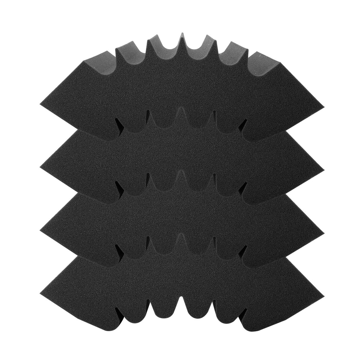 Acoustic Foam Panels 4-Pack, High-Density Soundproof Wall & Ceiling Panels