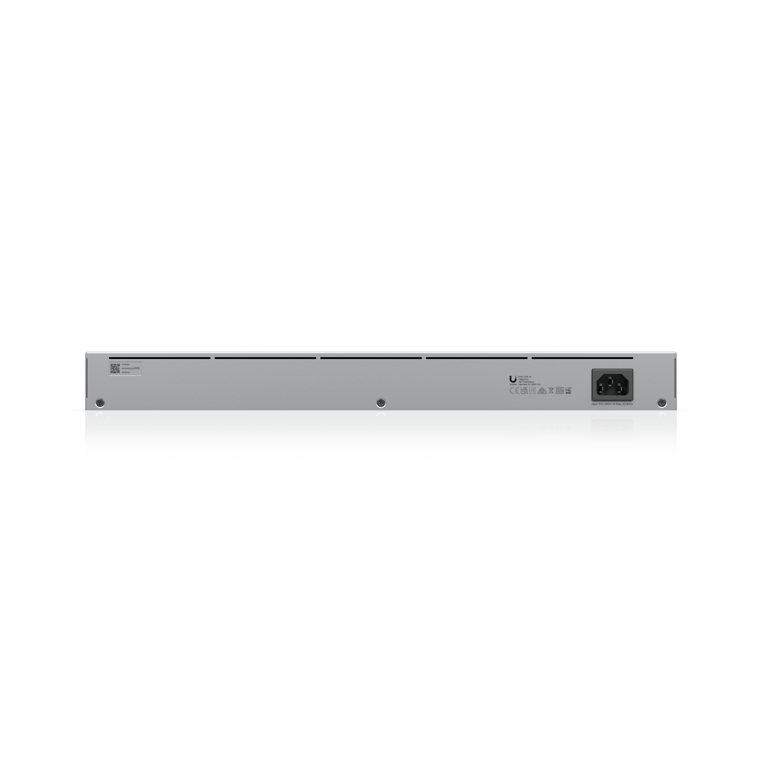 Ubiquiti UniFi 24 Port Managed Gigabit Switch with 2 SFP Fibre Uplink Ports Touch Display and Fanless Design